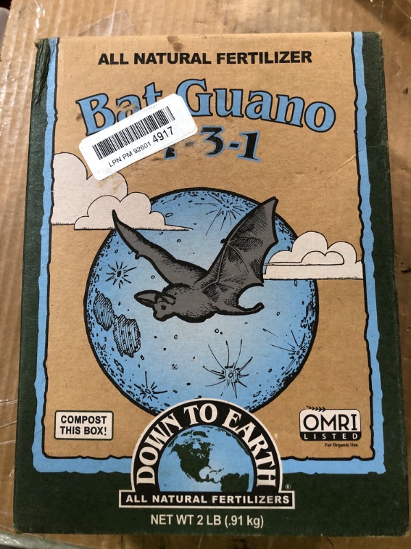 Photo 2 of  Organic Bat Guano Fertilizer Mix 7-3-1, 2lb