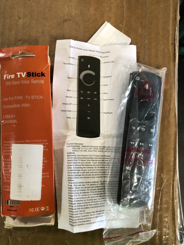 Photo 2 of Fire TV Stick Replacement Voice Remote Control 