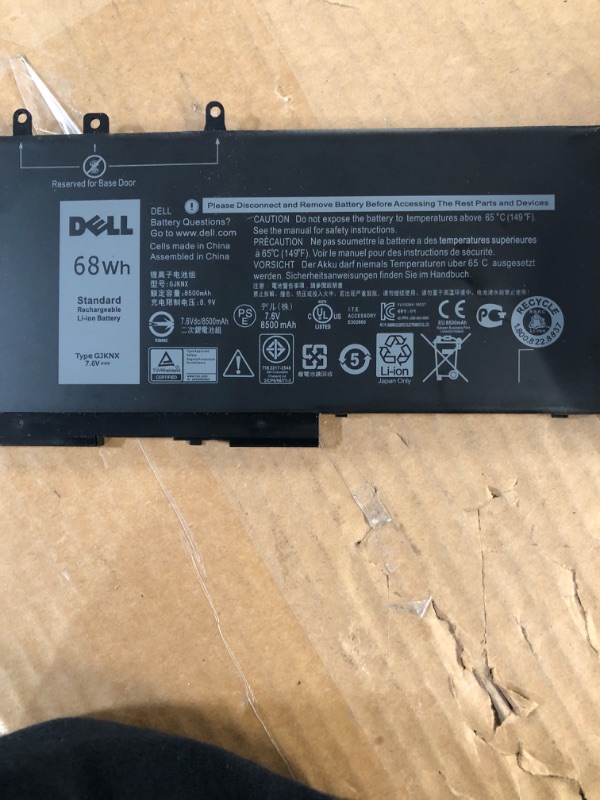 Photo 3 of DELL  4-Cell Notebook Battery 