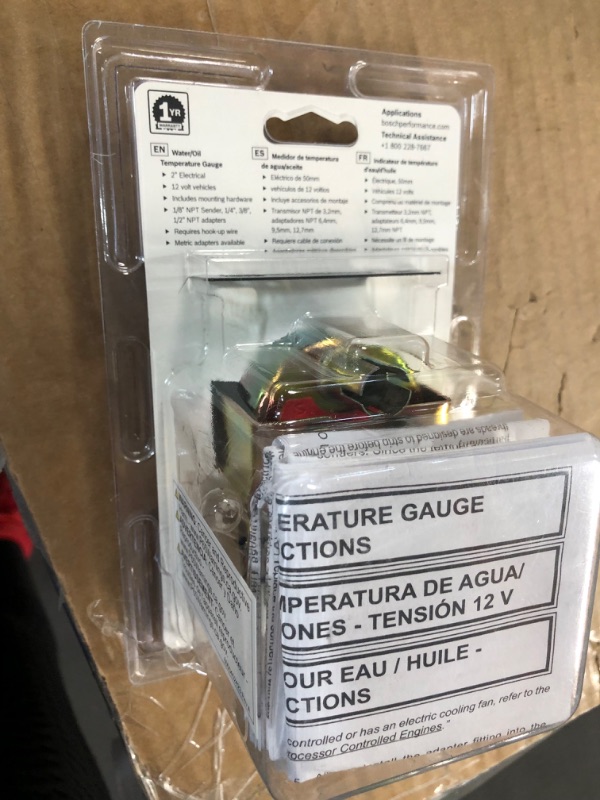 Photo 1 of Bosch SP0F000049 Style Line 2" Electrical Water/Oil Temperature Gauge