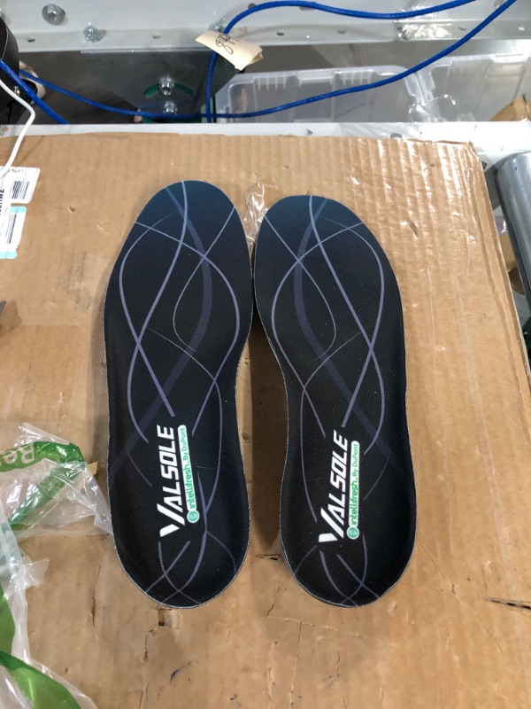 Photo 2 of (230+ lbs) VALSOLE Plantar Fasciitis Insoles Arch Support Inserts for Women Men,Gel Orthotics Inserts,Heavy Duty Support for Metatarsalgia Heel Pain,Flat Feet,OverPronation,Plantar Fasciitis Relief (L)Mens 10 - 11.5 / Womens 12 - 13.5 Gray