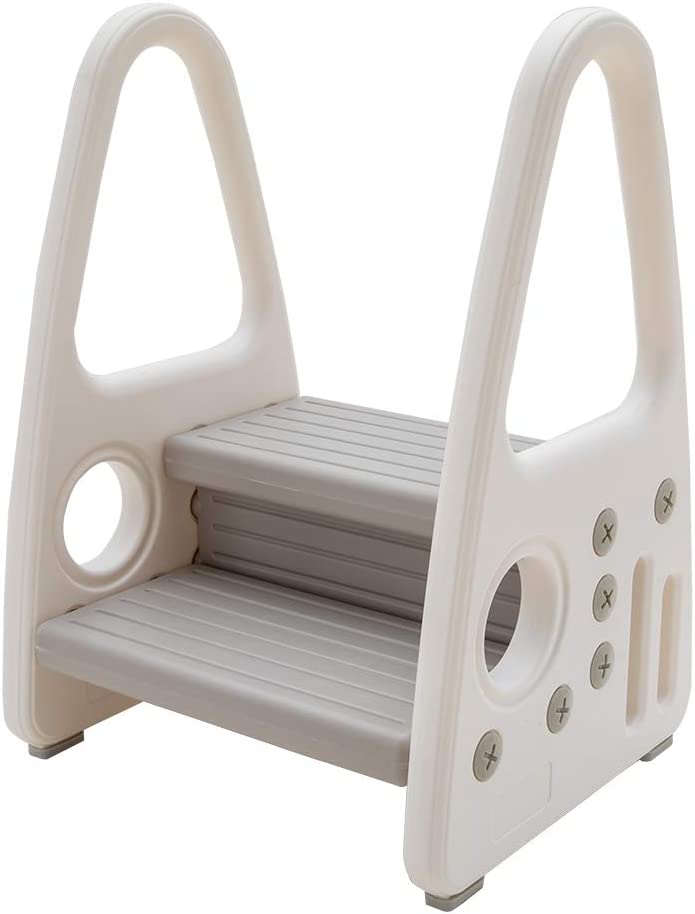 Photo 1 of KATARUS Toddler Step Stool, Grey