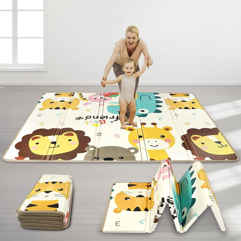 Photo 1 of **SEE NOTES**
Foldable Baby Play Mat, 78"x71"x0.6"