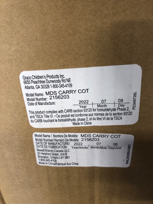 Photo 1 of Graco Modes Carry Cot Black