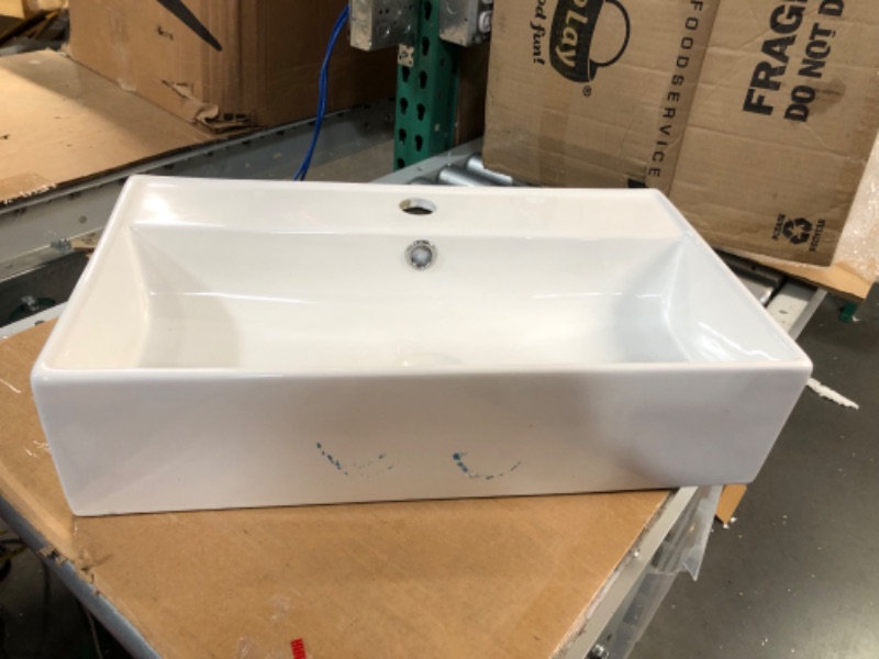 Photo 2 of **USED** ALFI brand ABC901-W Bathroom Sink, White