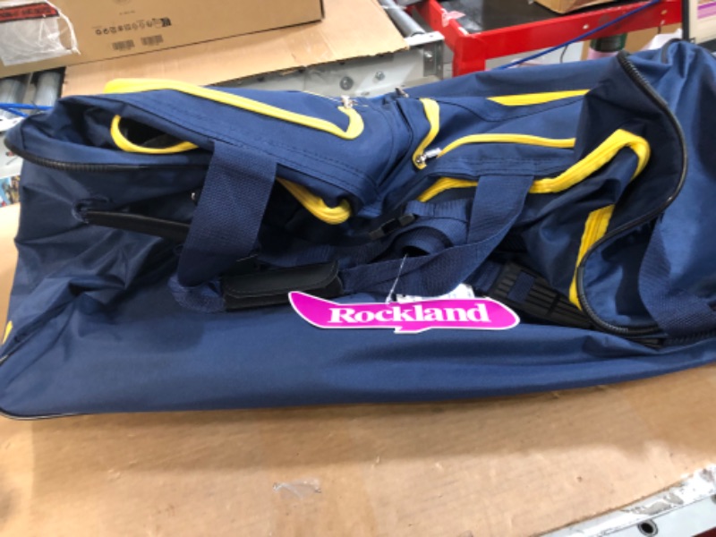 Photo 4 of Rockland Rolling Duffel Bag, Navy, 22-Inch **LOOKS BRAND NEW/UNUSED**