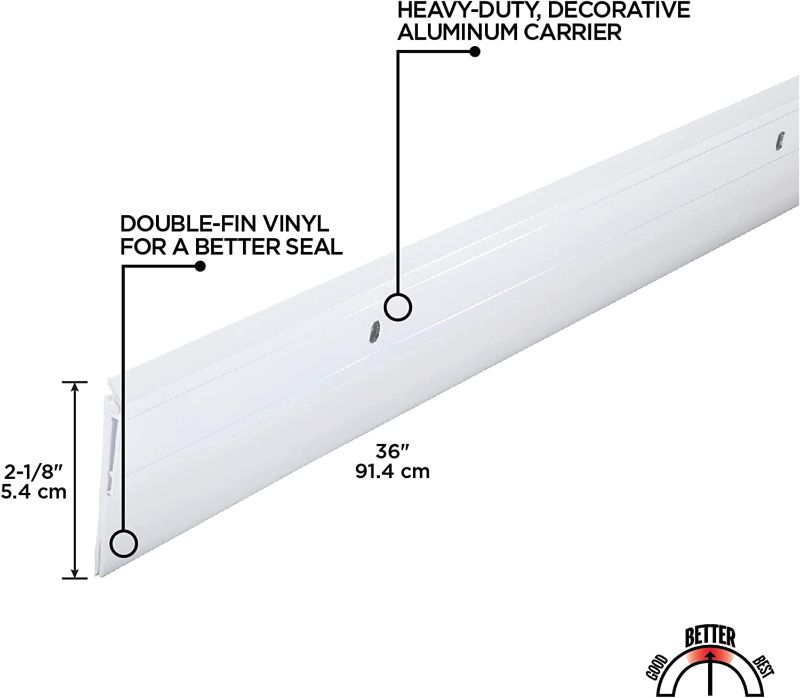 Photo 5 of  Heavy Duty Door Sweep, 36 Inches Long - MD Building Products 05769