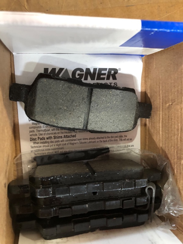 Photo 3 of Wagner Brake QuickStop ZD1288 Ceramic Disc Brake Pad Set QS - Ceramic ZD1288