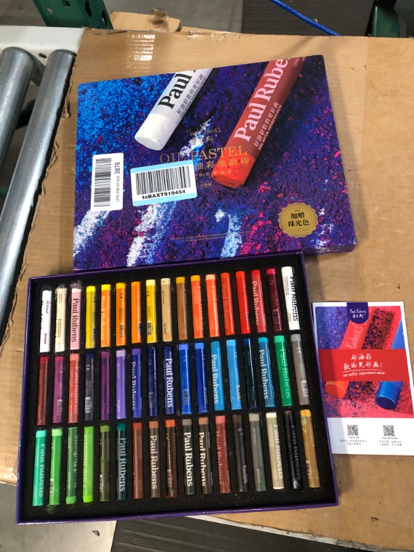 Photo 3 of Paul Rubens Oil Pastels, 50 Colors Artist Soft Oil Pastels Vibrant and Creamy, Suitable for Artists, Beginners, Students, Kids Art Painting Drawing