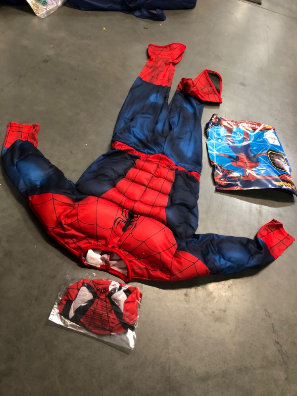 Photo 3 of Ultimate Spider-Man Muscle Chest Kids  Boys Costume (4-7)