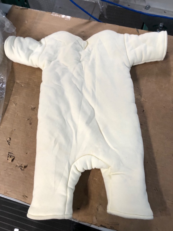 Photo 4 of Baby Merlin's Magic Sleepsuit - 100% Cotton Baby Transition Swaddle - Baby Sleep Suit - Cream - 3-6 Months 3-6 Months Cream