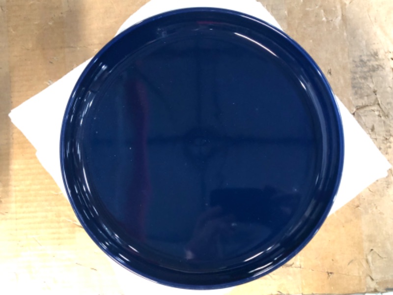 Photo 3 of **SEE NOTES** Sweese Porcelain Round Dinner Plates Set of 6, 10 Inch Ceramic Plates Dishwasher, Oven, and Microwave Safe, Cool Assorted Colors -164.003 Blue Series 10 Inch