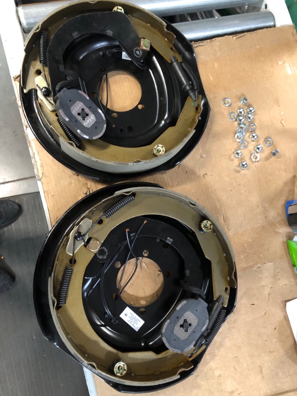 Photo 2 of M-Parts Trailer Brakes - 1 Pair 12x2 Electric Trailer Brakes, 7,000 lb Trailer Axle - Trailer Brake Kit, Electric Trailer Brakes, Trailer Brake Assembly, 7k Trailer Brakes, (77-12-1) & (77-12-2)