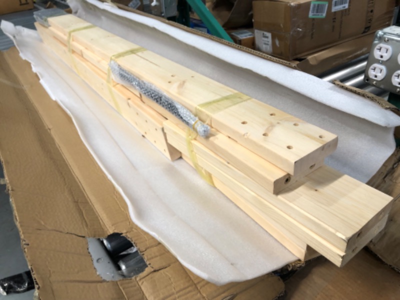 Photo 1 of **SEE NOTES** (Ladder only) DIYHD 120" Knotty Pine Wood Sliding Ladder Rolling Home Office Library Ladder Height 120" Niu#1