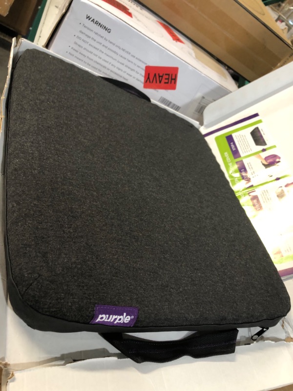 Photo 2 of Purple Royal Seat Cushion - Seat Cushion for The Car Or Office Chair - Temperature Neutral Grid