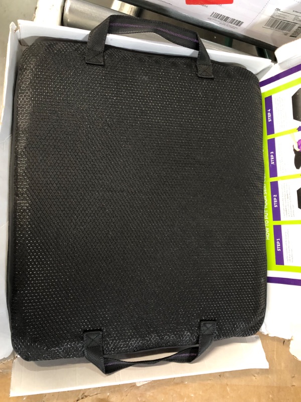 Photo 3 of Purple Royal Seat Cushion - Seat Cushion for The Car Or Office Chair - Temperature Neutral Grid