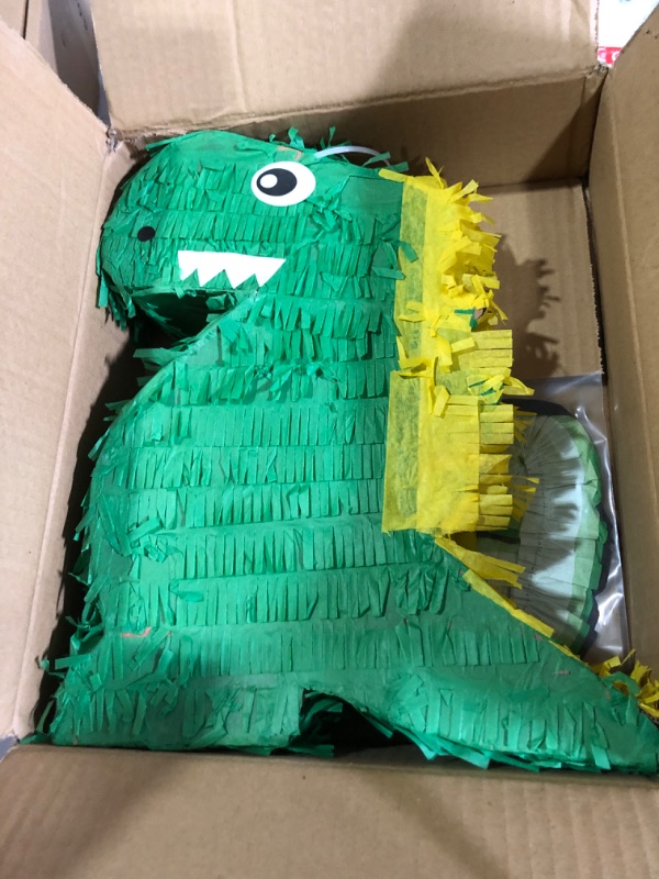 Photo 2 of Dinosaur Pinata for Jurassic Size Fun at Parties and Celebrations - T-Rex Dino Pinata 