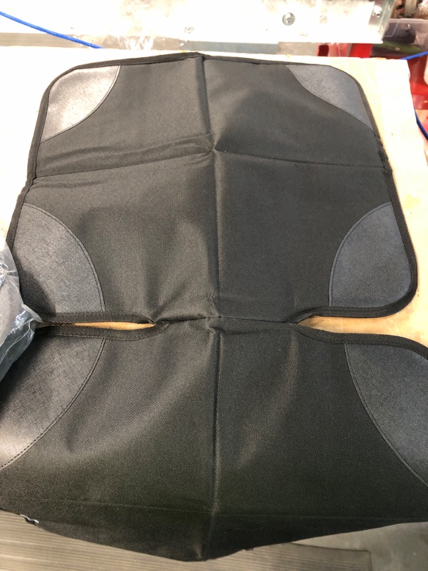Photo 1 of Meolsaek Car Seat Protector for Child Car Seat, 600d Fabric Waterproof Carseat Protector Car Seat with Non-Slip Backing, Seat Protector Under Baby Car Seat (No Imprints), Car Seat Protector for Dogs Black-?-2pcs