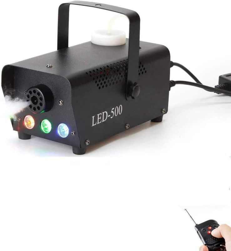 Photo 1 of LED fog machine with multiple different color lights 