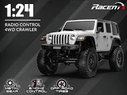 Photo 1 of * USED * 
RACENT Rock Crawler RC Truck 4x4 Off Road Crawler Climbing Vehicle All Terrain RC Monster Truck Remote Control Car with Bright Headlight 2 Batteries Waterproof Hobby Toys for Kids (787-1 White)