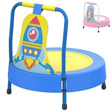 Photo 1 of * MISSING PARTS * 
LANGXUN Baby & Toddler Toys, Mini Toddler Trampoline, Birthday Gifts for Baby Toddler Boys & Girls, Toddler Gift Ideas, Indoor Outdoor Trampolines for Kids Ages 6 Months to 4 Years