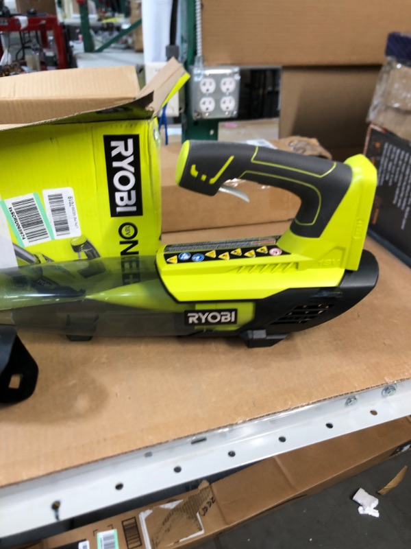 Photo 3 of * DAMAGED * 
RYOBI ONE+ 18V 100 MPH 280 CFM Cordless Battery Variable-Speed Jet Fan Leaf Blower (Tool Only)