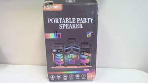 Photo 1 of Black NB Series 8 Inch Wireless Portable Party Speaker W/ Wired Mic & Remote