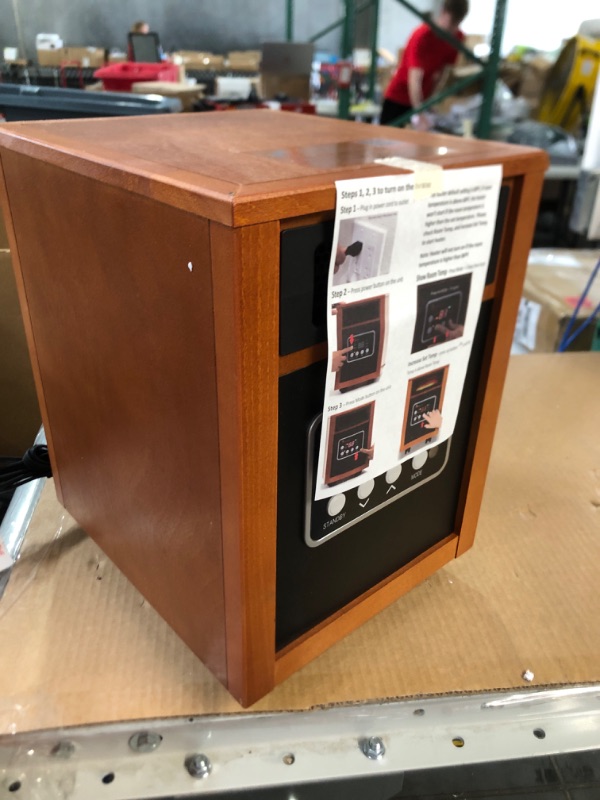Photo 6 of * DAMAGED * 
Dr Infrared Heater Portable Space Heater, 1500-Watt Original Cherry