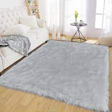 Photo 1 of  Shaggy Area Rug, 4x6, Plush Furry Rug