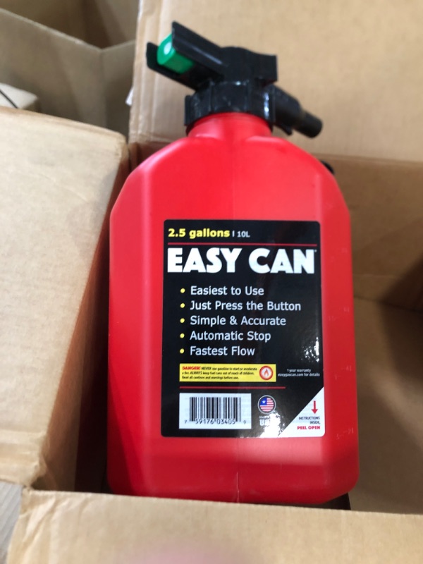 Photo 2 of No-Spill 2.5 Gallon Easy Gas Can