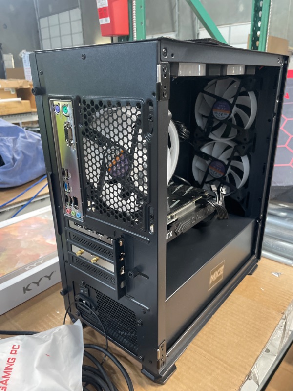 Photo 5 of MISSING PARTS: MXZ Gaming Desktop PC Computer I3 12100F, RTX3060,16G DDR4, NVME M2 500GB SSD, 6 RBG Fans, Windows 10 Pro Ready to use (I3 12100F | RTX 3060)