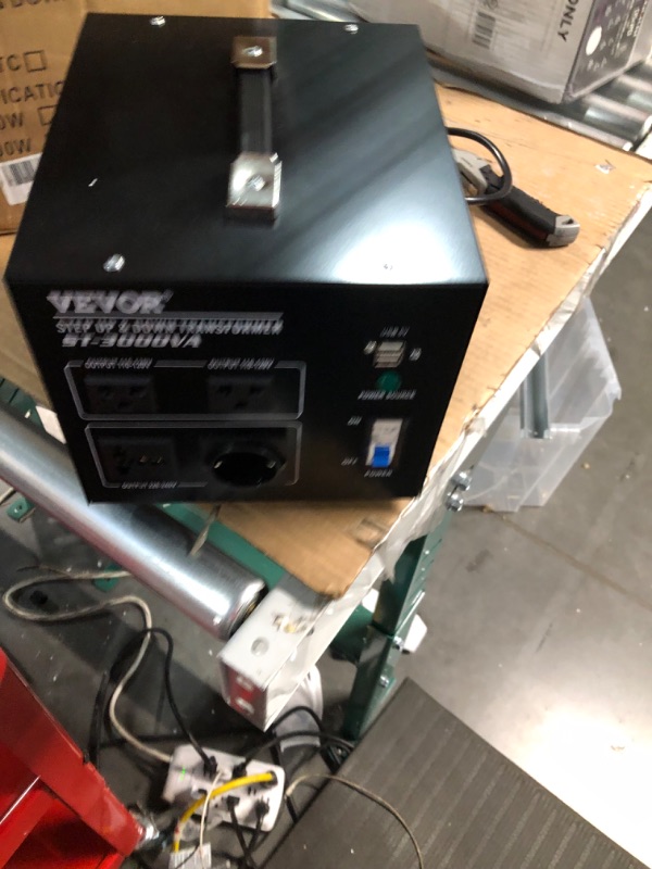 Photo 3 of Step Up & Down Transformer - 3000 Watt Heavy-Duty Voltage Converter - Transforms 110v/120v 