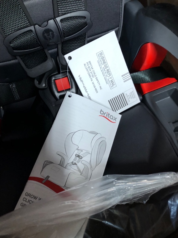 Photo 3 of Britax Grow with You ClickTight Harness-2-Booster Car Seat, Cool N Dry - Cool Flow Moisture 