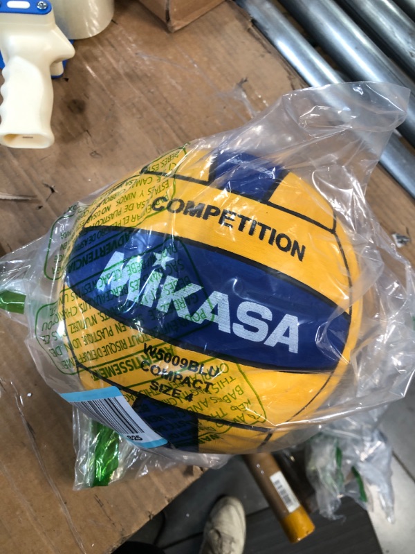 Photo 2 of (READ NOTES) Mikasa W5000BLU Competition Game Ball, Blue/Yellow, Size 5