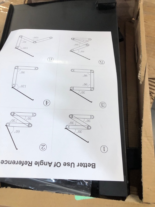 Photo 2 of Adjustable Laptop Desk, RAINBEAN Laptop Stand for Bed Portable Lap Desk Foldable Table 