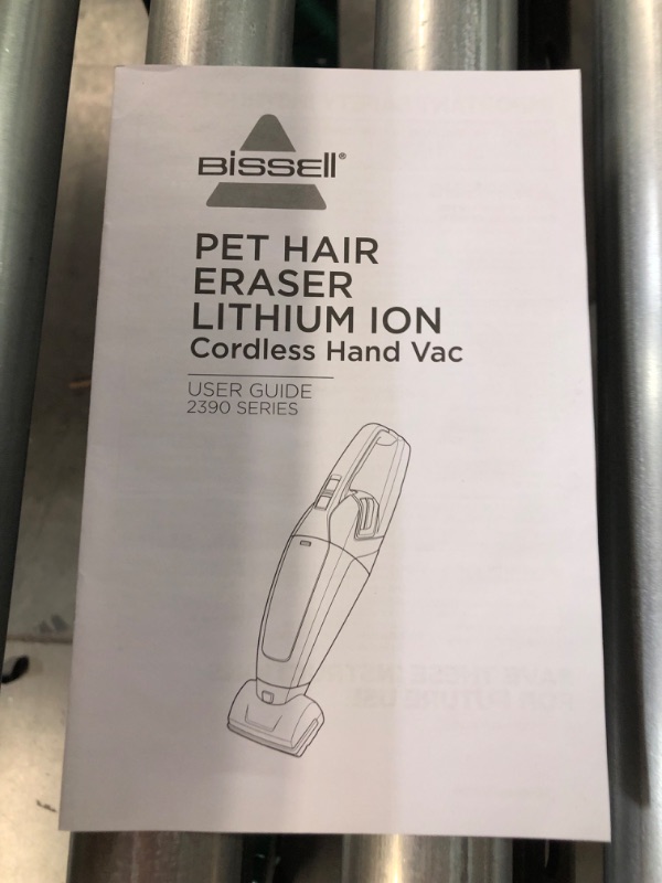 Photo 2 of [USED] Bissell Pet Hair Eraser Lithium Ion Cordless Hand Vacuum, Purple