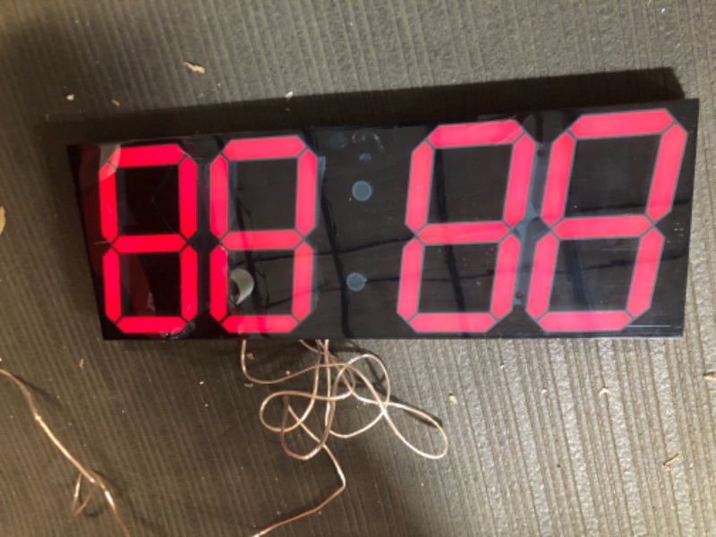 Photo 2 of [USED] CHKOSDA Digital Wall Clock