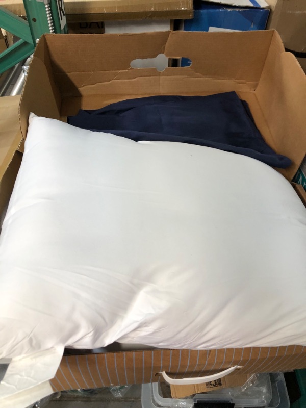 Photo 4 of [USED] ELNIDO QUEEN Body Pillow 20x54inches-Navy Blue