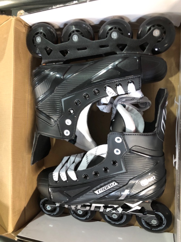 Photo 2 of [USED] TronX E1.0 Senior Inline Roller Hockey Skates (9.0)
