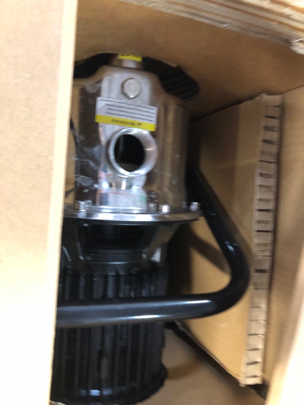 Photo 2 of Acquaer 1.5HP Portable Shallow Well Pump Garden Pump, Stainless Steel, 