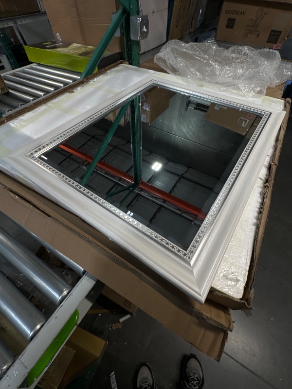 Photo 1 of **USED** URnicehome Round Mirror 36 Inch Silver Circle Wall Mirror Metal Framed Mirror for Bedroom