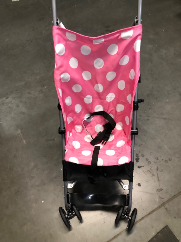 Photo 3 of Disney Umbrella Stroller with Basket, Pink Minnie