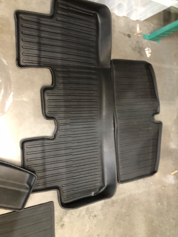 Photo 6 of KIKIMO Tesla Model Y Floor Mats 7 Seater,Tesla Model Y 2020-2023 Accessories,All Weather Floor Mat Front Rear Cargo Liner Mat(Not fit 5)