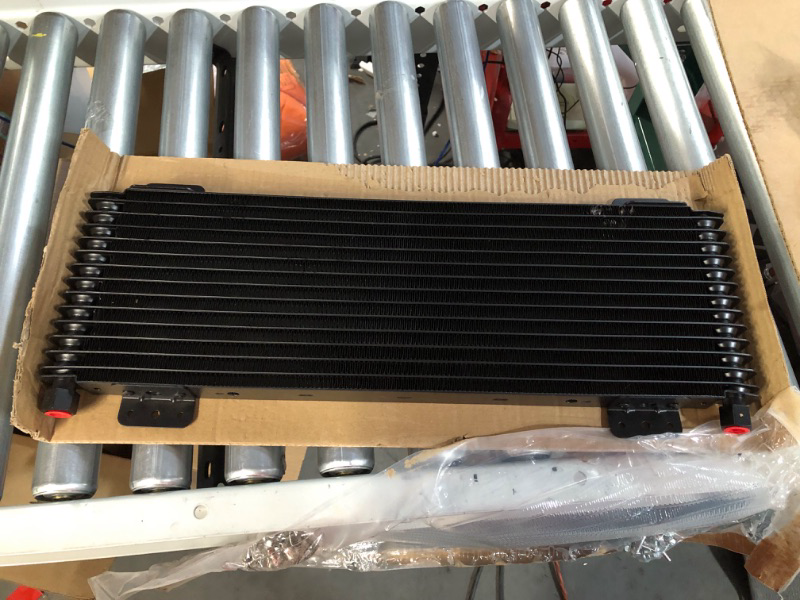 Photo 2 of Transmission Cooler 40,000 GVW with Mounting Hardware 47391 Black ?23.9 x 11.6 x 2.6 inches
