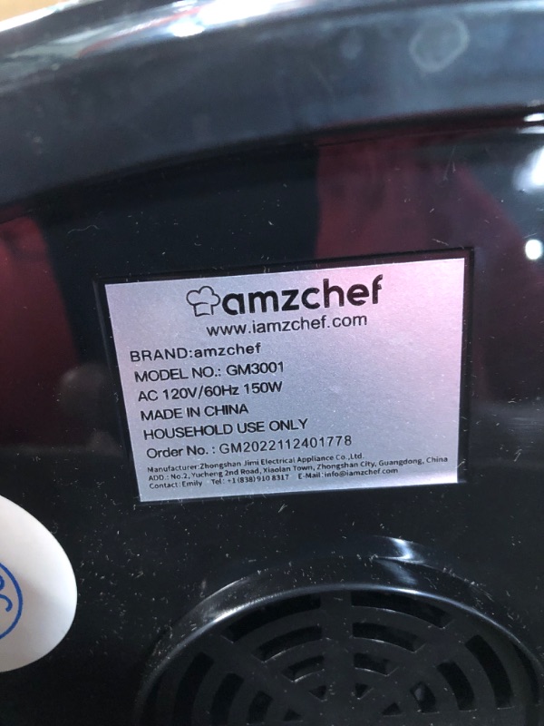 Photo 6 of **MISSING ACCESSORIES***
AMZCHEF Cold Press Juicer Bundled