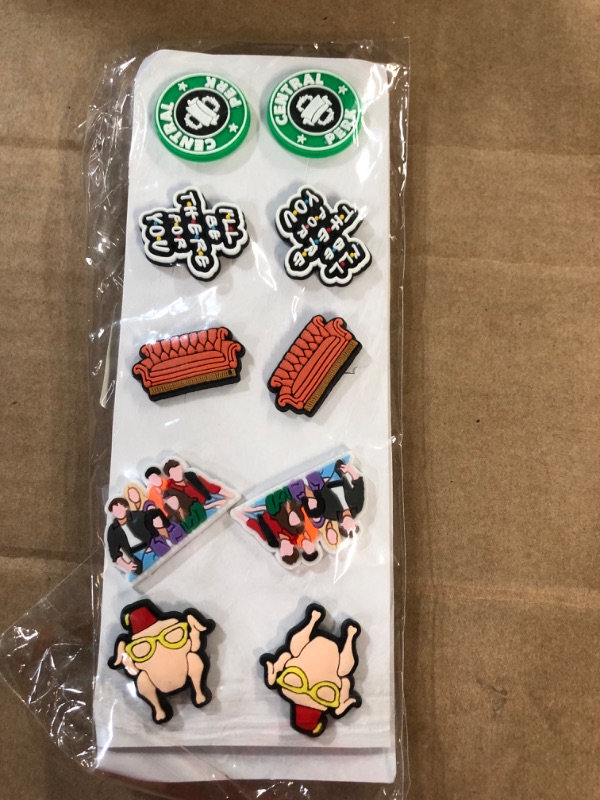 Photo 1 of 20Pcs Shoe Charms Decoration, PVC, Friends theme