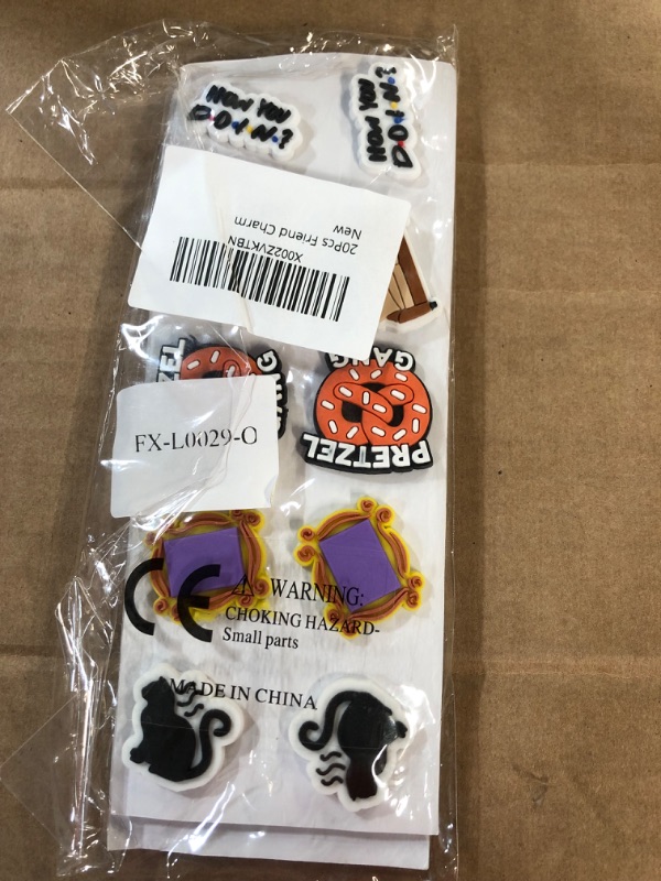 Photo 1 of 20Pcs Shoe Charms Decoration, PVC, Friends theme