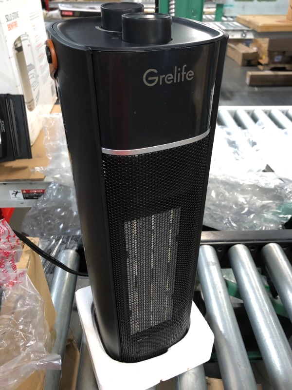 Photo 4 of *Unable to Test* Grelife 1500W Space Heater with Adjustable Thermostat, 18"