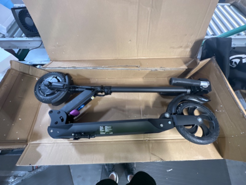 Photo 5 of *UNTESTED* EVERCROSS Electric Scooter with 8" Solid Tires & 350W Motor, Up to 19 Mph & 20 Miles, 3 Speed Modes, Folding - Black