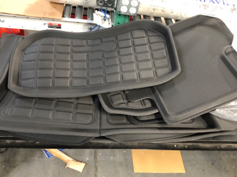 Photo 2 of TAPTES 2023 2022 2021 Full Set Floor Mats Front Trunk Mats for Tesla Model 3 2021 2022 2023, (Set of 6)